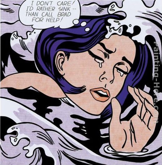 Roy Lichtenstein Drowning Girl
